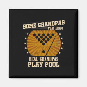 Aimant Mens Billiards Grand-Père Chemise - Real Grandpas