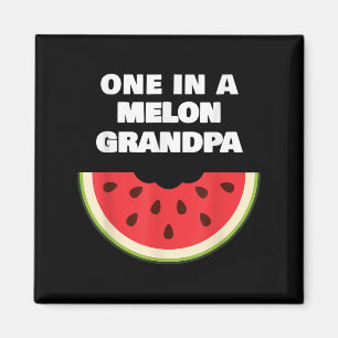 Aimant Mens Mens One In The Melon Grand-pa Fun Watermelon