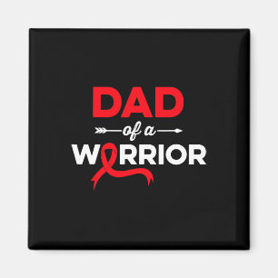 Aimant Mens Papa Of a Blood Cancer Guerrier Famille Sang
