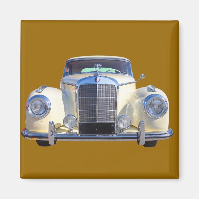 Aimant Mercedes Blanches Benz 300 Voiture de luxe (Devant)