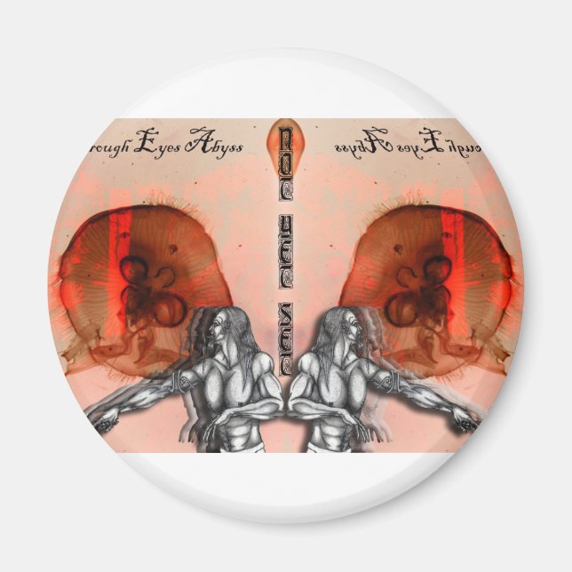 Aimant Merch "Through Eyes Abyss" (Devant)