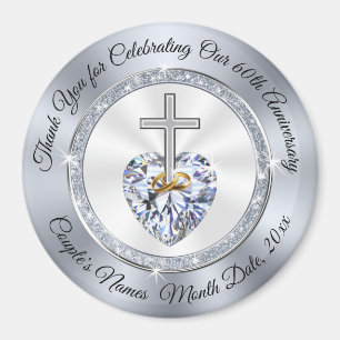 Aimant Merci Christian 60e anniversaire Favoris