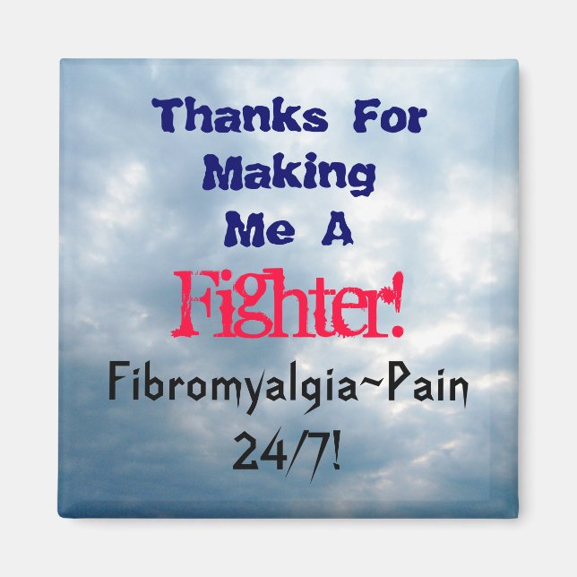Aimant Merci De Me Rendre A, Fighter !, Fibr... (Devant)