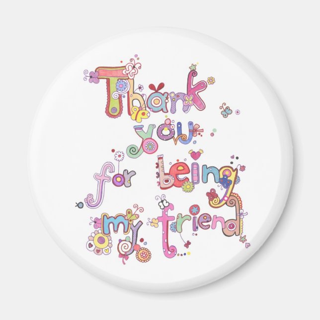 Aimant Merci Friend (Devant)
