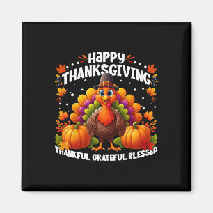 Aimant Merci Grateful Bon thanksgiving Turke