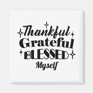 Aimant Merci, Gratuit, Béni Étincelant Thanksgiving