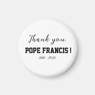 Aimant Merci, le pape François ! décédé Wind Chime