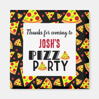 Aimant Merci pour les enfants à venir Pizza fête d'annive