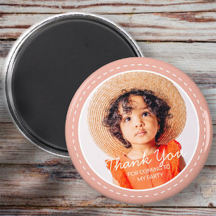 Aimant Merci Pour Venir Préppy Moderne Photo Personnalis