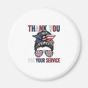 Aimant Merci pour votre service patriotique Bun Messy Shi