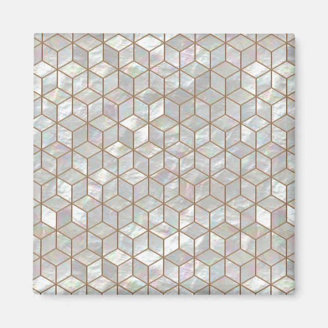 Aimant Mère De Carreaux De Perle (Devant)