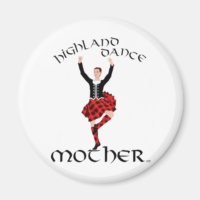 Aimant Mère de danse des Highlands (Devant)