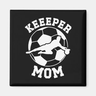 Aimant Mère De Gardien De Football D'une Gardienne De But