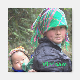 Aimant Mère et enfant dans Sapa Vietnam
