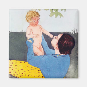 Aimant Mère et enfant, Mary Cassatt