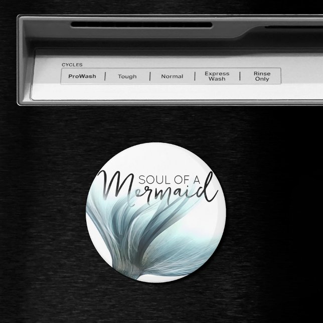 Aimant #MermaidLife Im Really a Mermaid | Aqua Tail Quote (Créateur téléchargé)