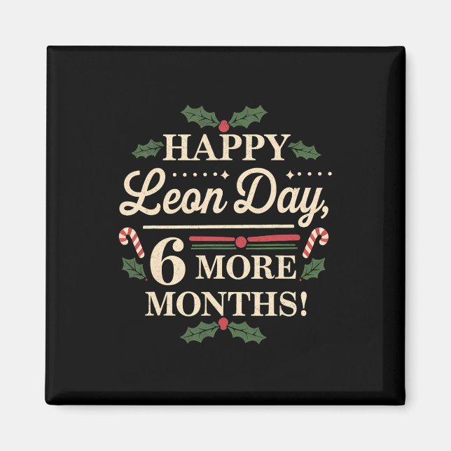 Aimant Merry Leon Day Noel Ckwards Funny Christmas Counte (Devant)