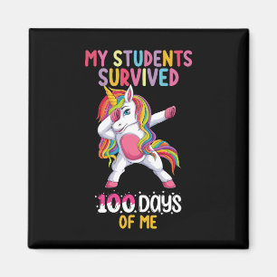 Aimant Mes élèves ont survécu 100 jours de moi professeur