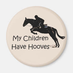 Aimant Mes enfants ont l'aimant de cheval de sabots
