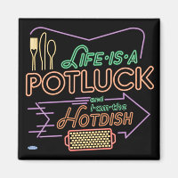 Messages magnétiques "Potluck Hotdish"