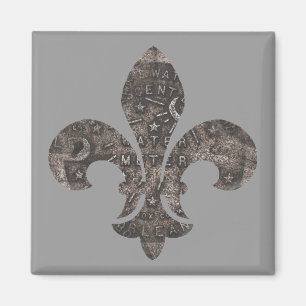 Aimant Mètre d'eau Lid Fleur De Lis,