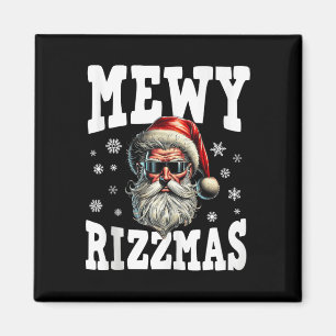Aimant Mewy Rizzmas Enfants Ados Funny Joyeux Noël Sant
