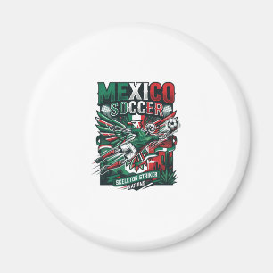 Aimant Mexico Football Squelette Attaquant Nations Premiu