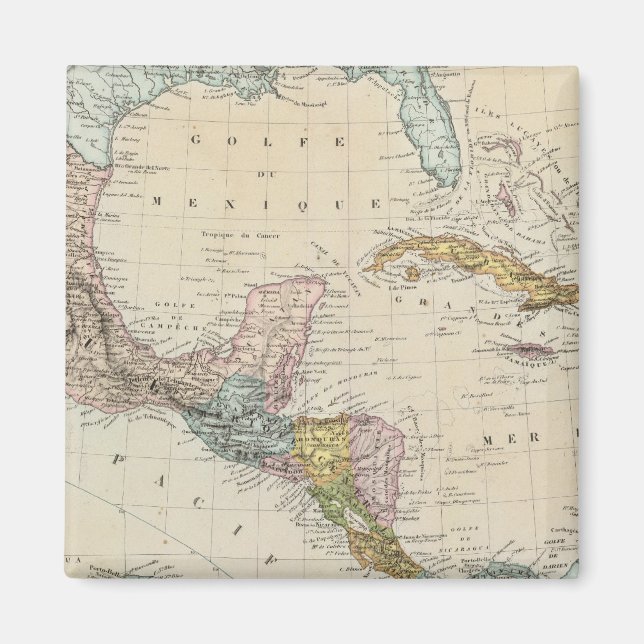 Aimant Mexique, Panama, Amérique centrale (Devant)