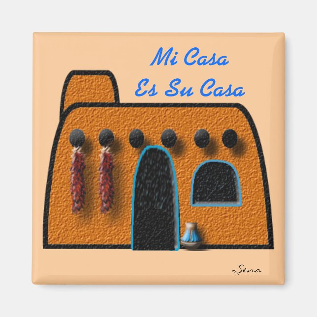 Aimant Mi Casa Es Su Casa (Devant)