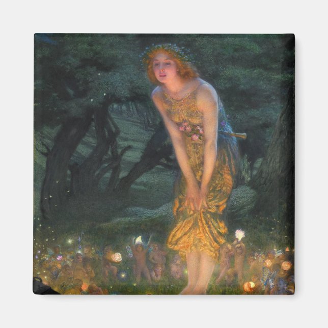 Aimant Mi-été Eve c. 1908 par Edward Robert Hughes (Devant)