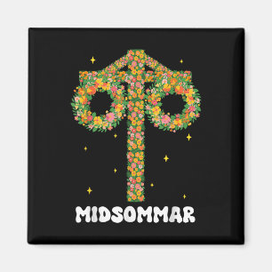 Aimant Mi-été Solstice Maypole Midsomum Suède