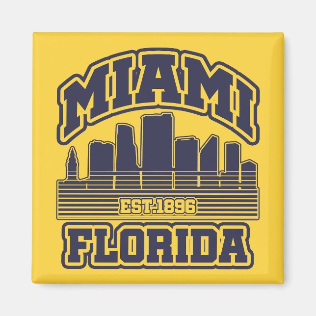 Aimant Miami, Floride (Devant)