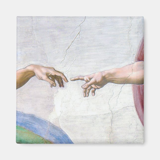 Aimant Michelangelo - Création d'Adam Isolé (Devant)