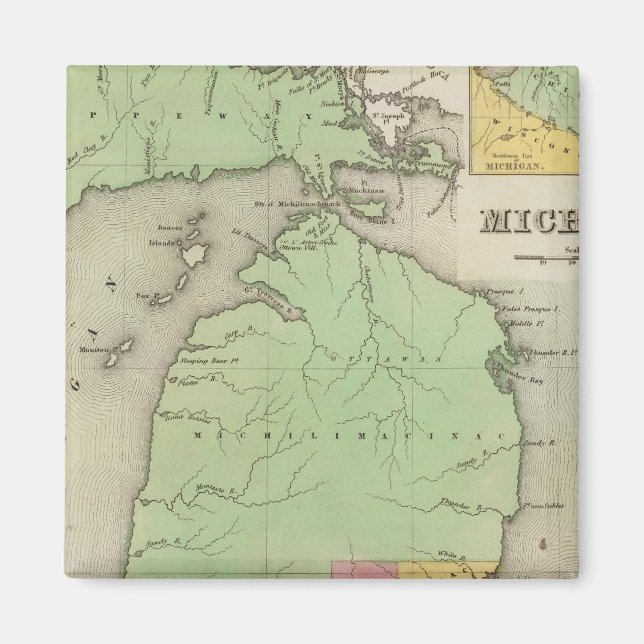 Aimant Michigan 4 (Devant)