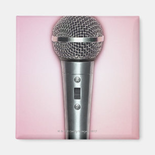 Aimant Microphone Chrome