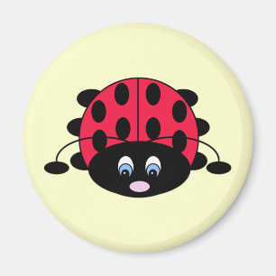 Aimant mignon de coccinelle