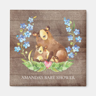 Aimant mignon de faveur de baby shower d'ours