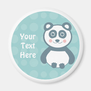 Aimant mignon de panda de bébé