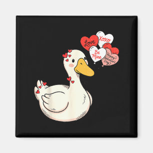 Aimant Mignon drôle Saint-Valentin Silly Gooses Canard Am