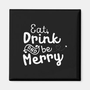 Aimant Mignonne & Mange de Noël amusant