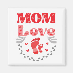 Aimant Mignonne Maman Amour