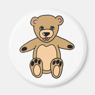 Aimant Mignonne Ours En Teddy Brown