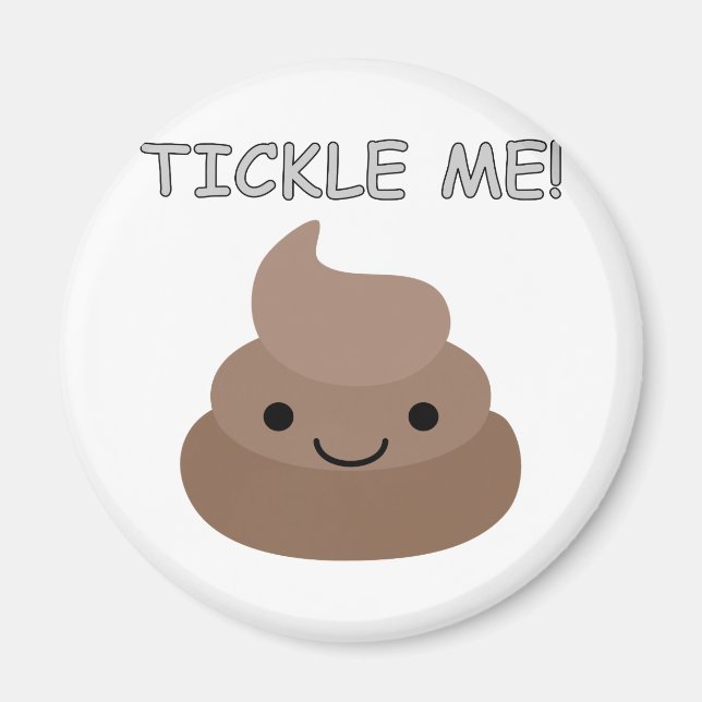Aimant Mignonne Tickme Poop Emoji (Devant)