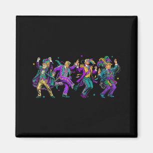 Aimant Mignonne Trump Danse Mardi Gras Day Drôle Trump Ma