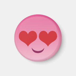 Aimant Mignons et minuscules yeux roses émoji
