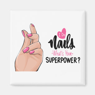 Aimant Mignons manicuristes Gift Nail Tech Fingernails Na