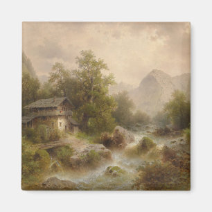 Aimant Mill on a Mountain Stream (by Albert Rieger)