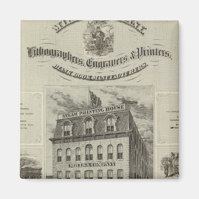 Aimant Mills & Company, Des Moines, Iowa (Devant)