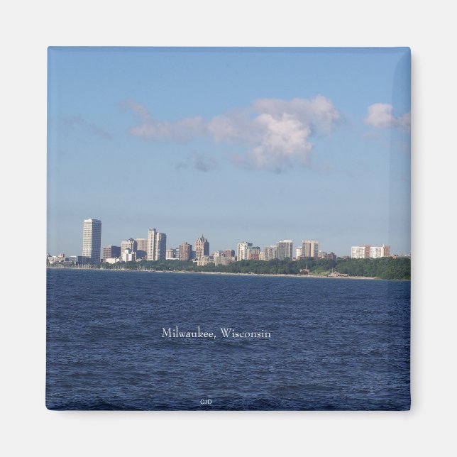 Aimant Milwaukee Skyline (Devant)