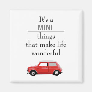Aimant Mini Cooper Rot Mini